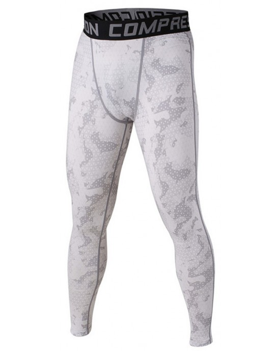 Gym Legging ( Half White )